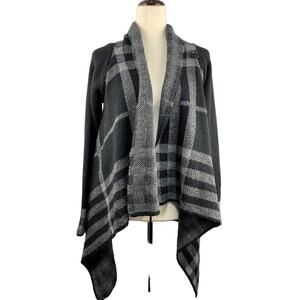 FYLO 10% Wool 5% Alpaca Asymmetrical Drape Neck Sweater Size S